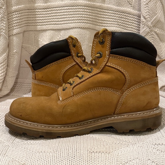 Texas Steer Flex Core System Men's Tan Work Boots, 10.5M - Picture 5 of 9
